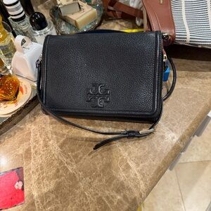 Tory Burch Black Leather Crossbody Bag